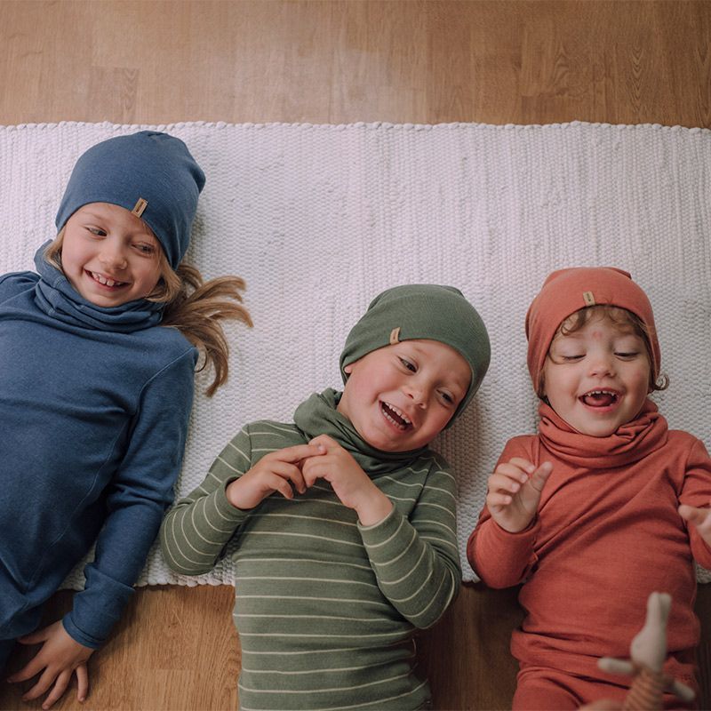 Lue i ull med silke - Olivin