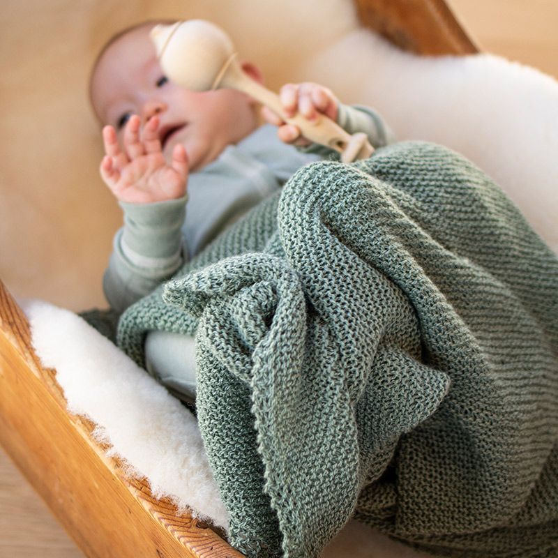 Silkeull 65% merino 35%silke 100g Sølvgran