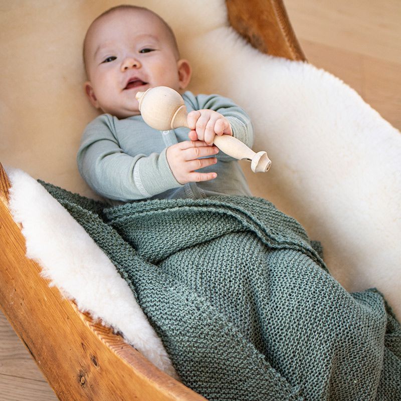 Silkeull 65% merino 35%silke 100g Sølvgran