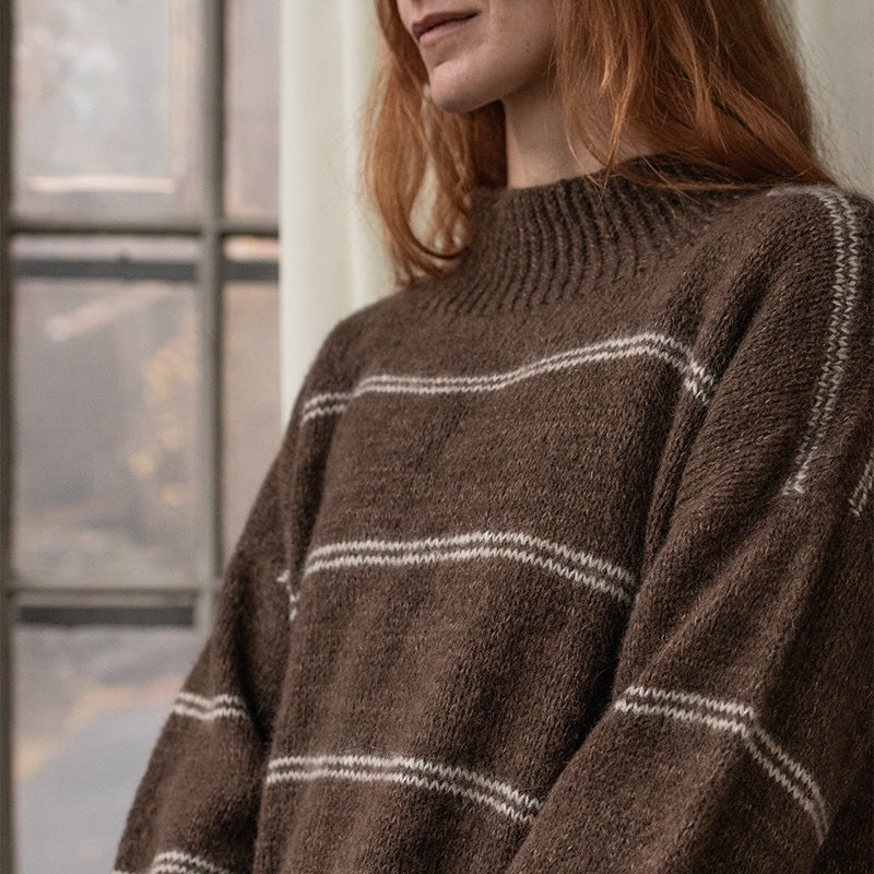 Fløffisilke 50g Naturbrun