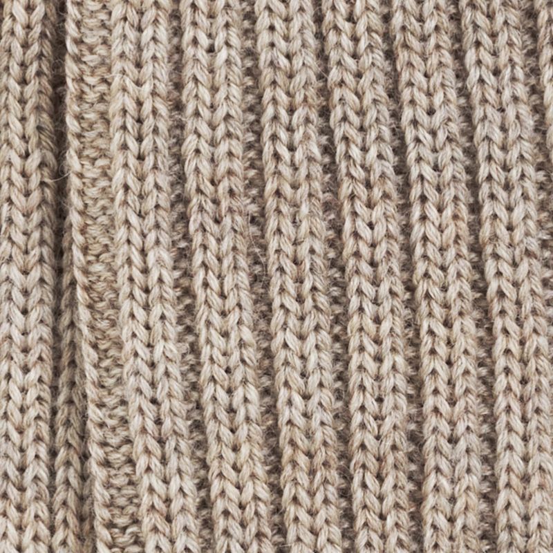 Ullribb knestrømper baby - Linfarge - swatch