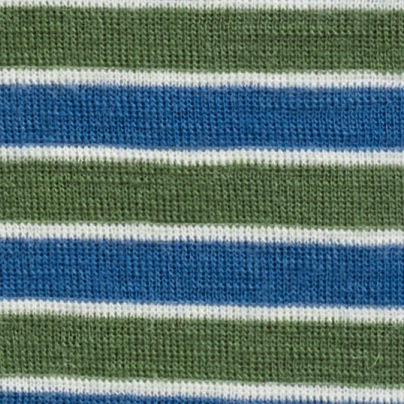 Ulltrøye barn  - Dongeriblå/Olivin/Natur - swatch