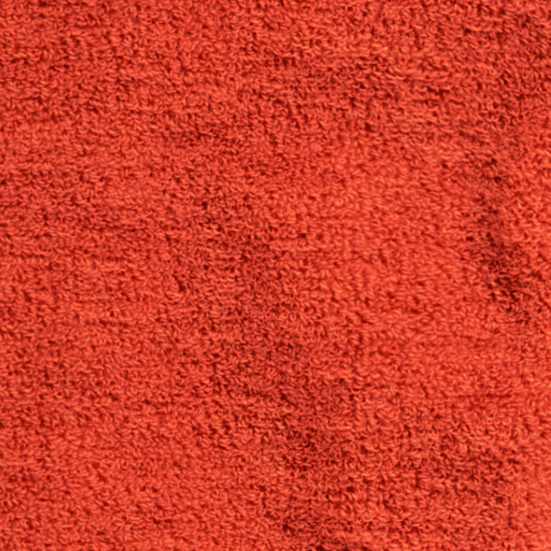 Dress i ullfrotté  - Høstrød - swatch