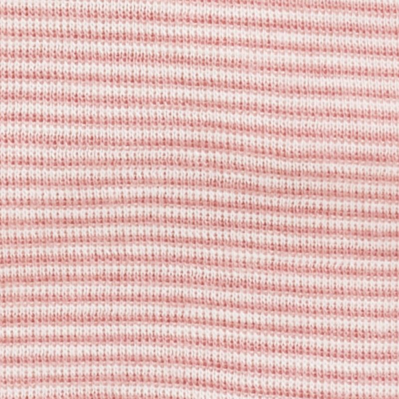 Babytrøye i ull med silke  - Lys rose/natur - swatch