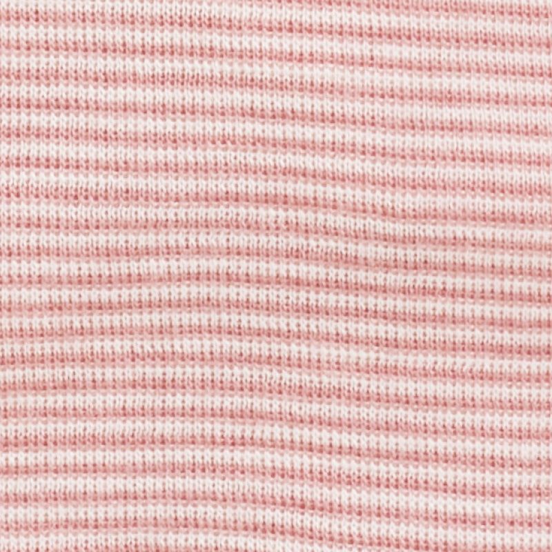 Omslagsbody i ull med silke - Lys rose/natur - swatch