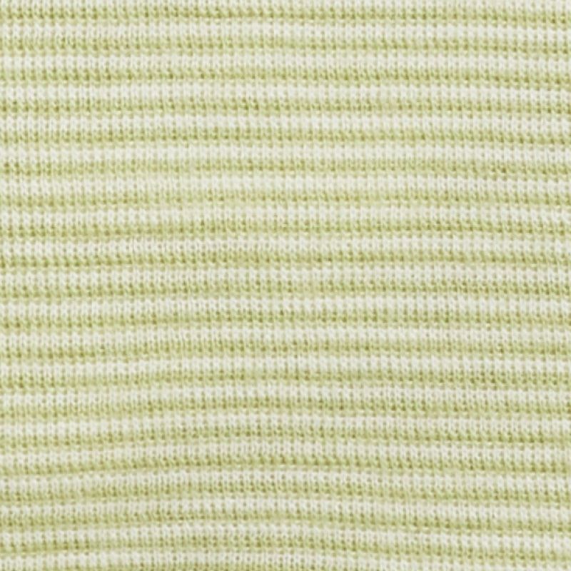 Hel dress i ull med silke  - Pistasj/natur - swatch