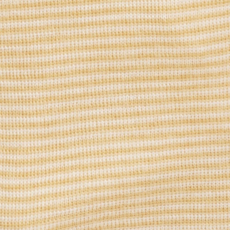 Babytrøye i ull med silke - Strågul/natur - swatch