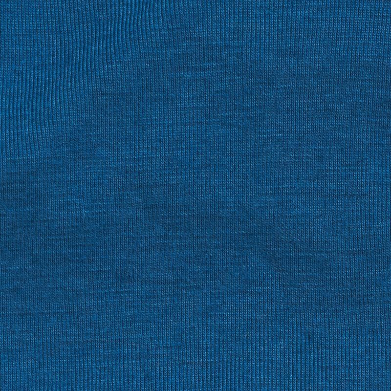Underkjole i ull med silke  - Dongeriblå - swatch