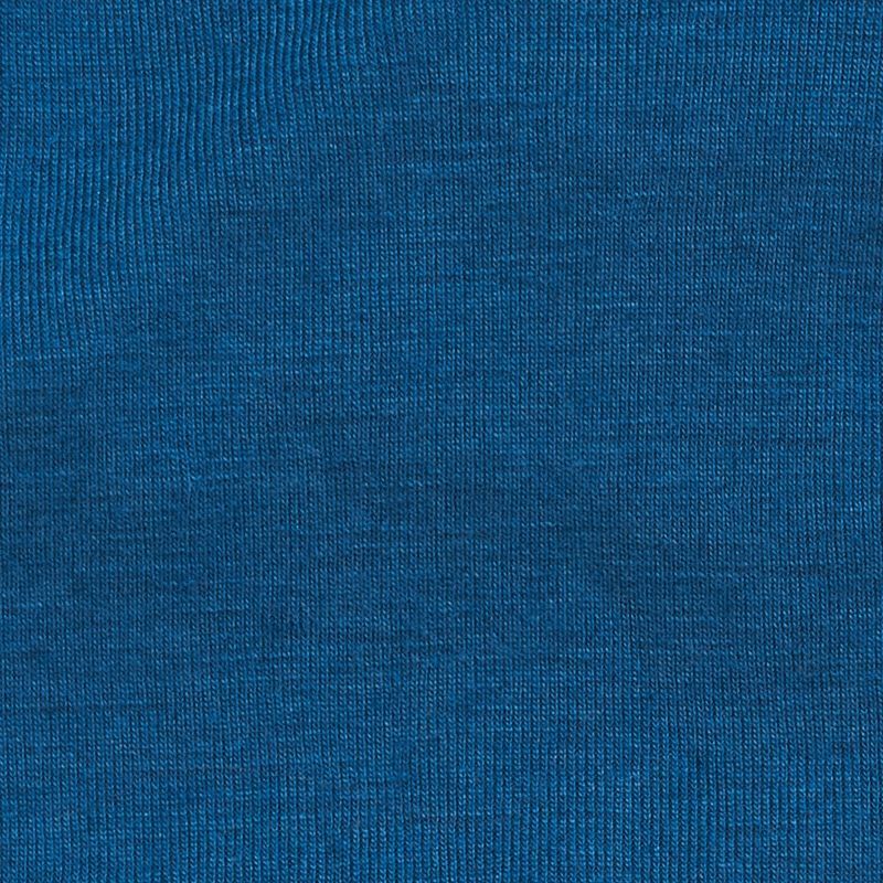 Cardigan i ull med silke  - Dongeriblå - swatch
