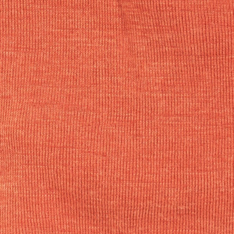 Babybukse i ull med silke - Høstrød - swatch