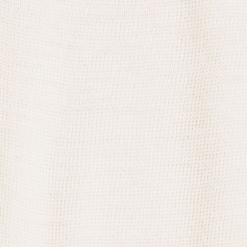 Singletbody m/knapp i ull med silke - Hvit/natur - swatch