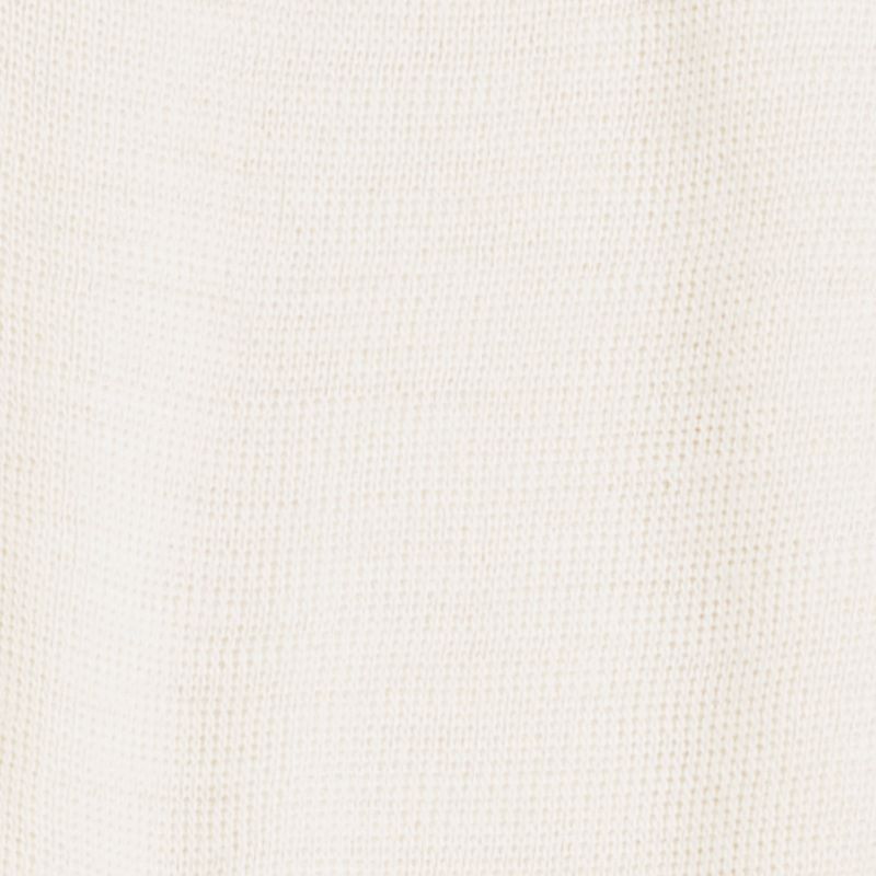 Damesinglet i ull med silke - Natur - Hvit/natur - swatch