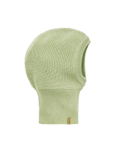 Patentstrikket balaclava i ull 