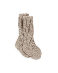 Ullribb knestr&oslash;mper baby - Linfarge
