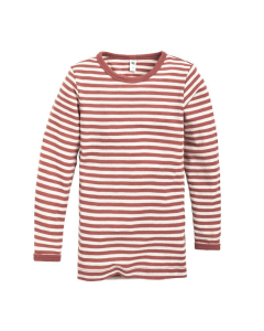 Ulltr&oslash;ye barn - M&oslash;rk rose/natur