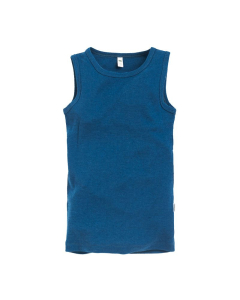 Singlet i ull med silke - Dongeribl&aring;