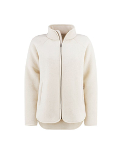 Jakke i ullfleece til dame