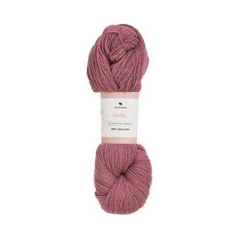 Silkeull 65% merino 35%silke 100g Plomme