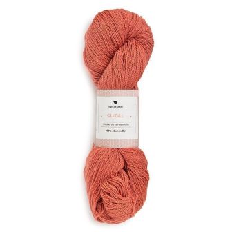 Silkeull 65% merino 35%silke 100g Fersken