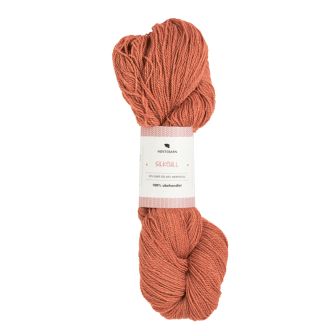 Silkeull 65% merino 35%silke 100g Terra