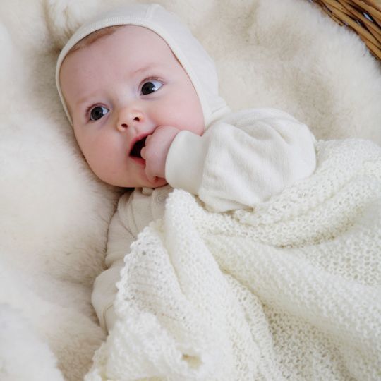 Mor Signes babytepper - Strikk