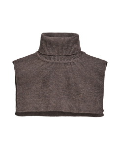 Hals one size i ribbestrikket ull