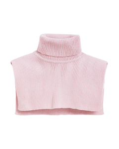 Hals one size i ribbestrikket ull