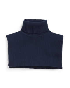 Hals one size i ribbestrikket ull
