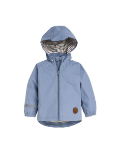 Vindjakke 4 til 8år i økologisk bomull - Blåne