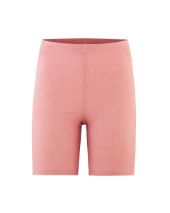 Kort bukse i ull med silke - Lys rose