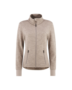 Damejakke i ullfrott&eacute;