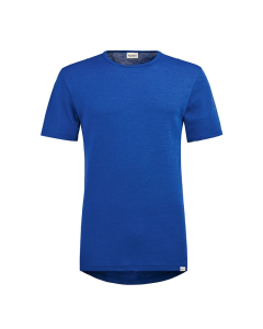 Ulltr&oslash;ye herre kort erm, ull med silke - Klarbl&aring;