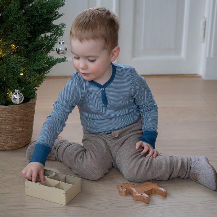 Babybukse i ull - Linfarget