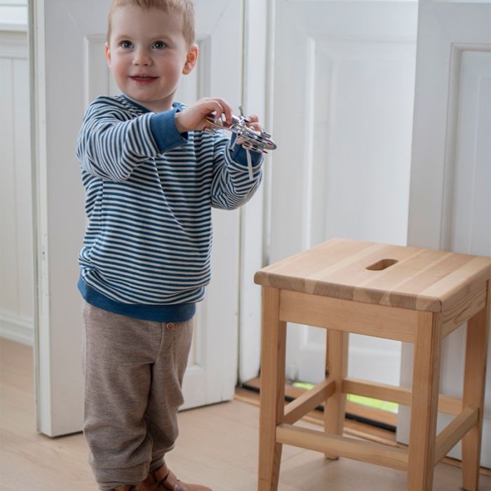 Babybukse i ull - Linfarget