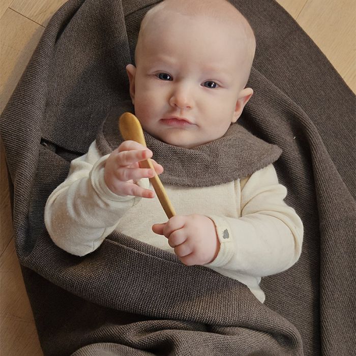 Rilleteppe, babyteppe i ull