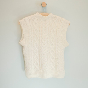 Flettevest - Strikk
