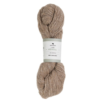 Nøstebarns merinoull 100g Lys naturbrun