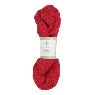 Nøstebarns merinoull 100g Rød
