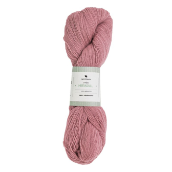 Nøstebarns merinoull 100g Gammel rosa