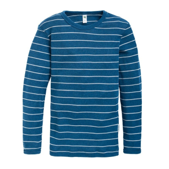 Langermet ulltrøye barn, ull med silke