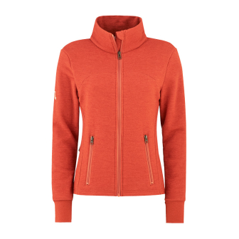 Damejakke i ullfrotté