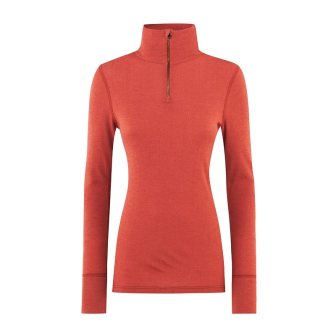 Turtrøye i ull med silke, til dame og herre - Høstrød