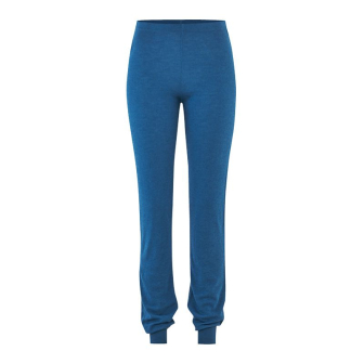 Kosebukse i ull med silke - Dongeriblå