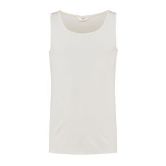Singlet i ull med silke unisex - Natur