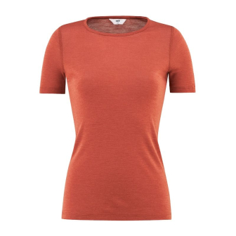 Ulltrøye dame, kort erm, ull med silke 