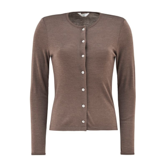 Cardigan i ull med silke 