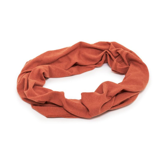 Rundsjal i ull med silke