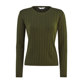 Finstrikket genser i ull