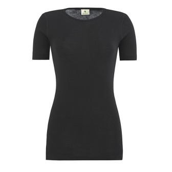 Ulltrøye dame, kort erm, ull med silke