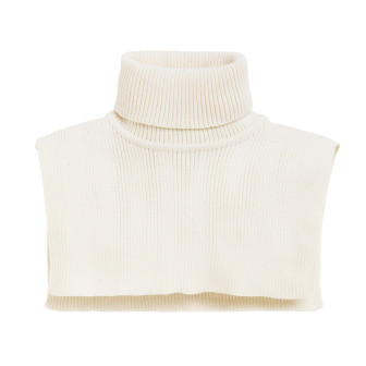 Hals one size i ribbestrikket ull